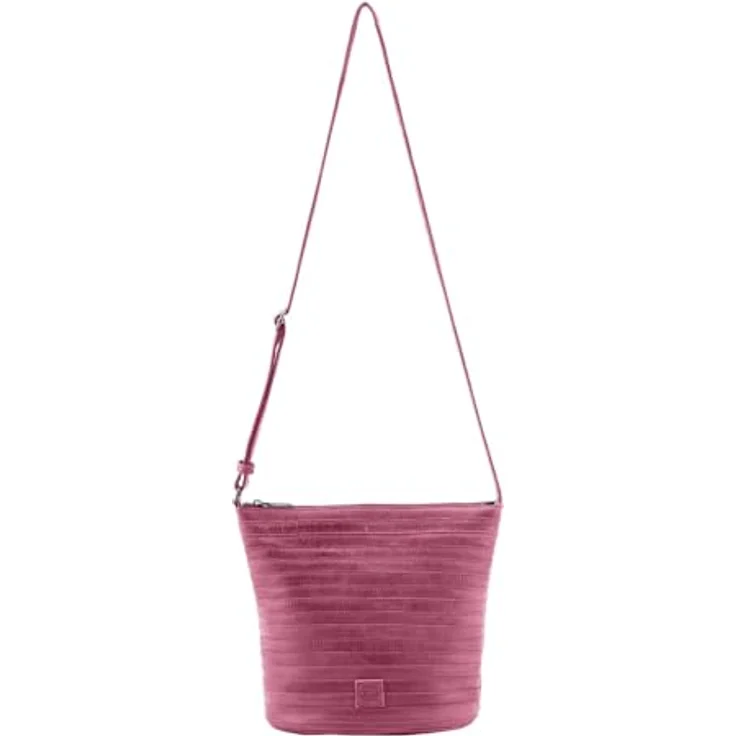 FredsBruder Gürtelinchen Umhängetasche, 100% Leder, lila, 23 cm x 15 cm x 24 cm – Bild 1