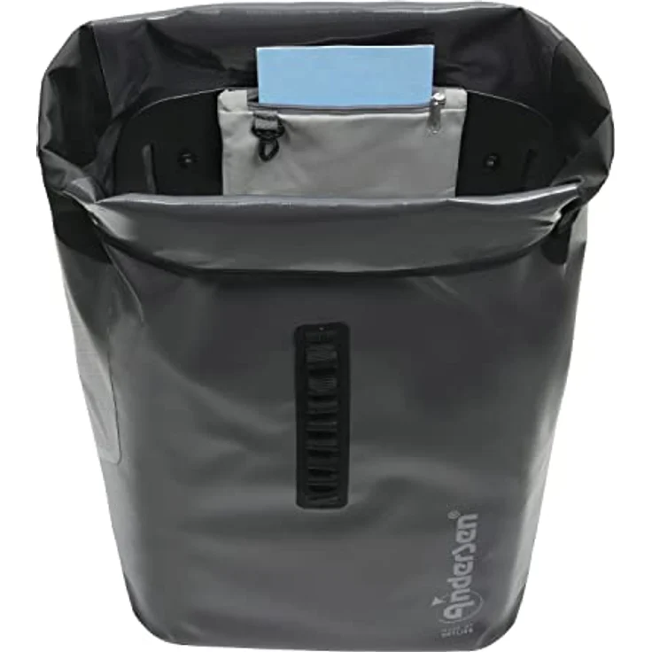 Andersen Einkaufstrolley - Royal Shopper Ortlieb anthrazit 49 L Handwagen, wasserdicht, wetterfest, Aluminium, klappbar, leise Räder – Bild 3