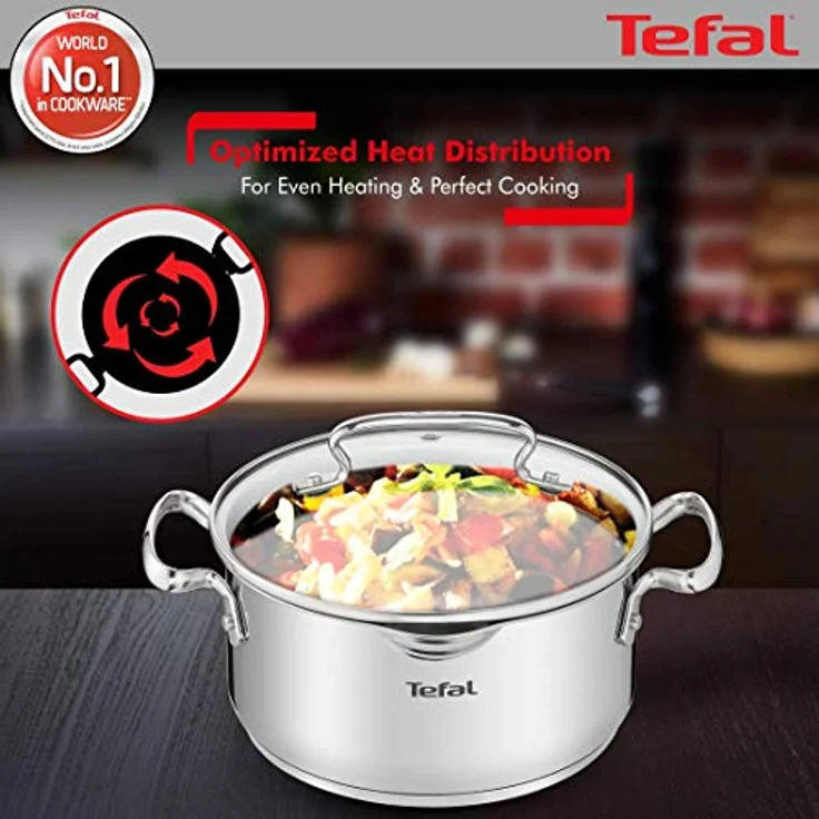 TEFAL DUETTO+ G7194655 Saucepan Round Edelstahl – Bild 4