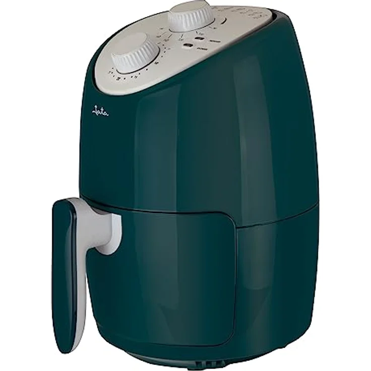 JATA JEFR5392 Ölfreie Fritteuse, 2 Liter, Temperaturregelung (80-200 Grad) 30 Minuten Timer, Antihaft-Korb, 1000 W, BPA-frei, kompaktes Design – Bild 5