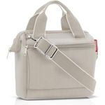 reisenthel allrounder cross herringbone sand – Kleine Crossbody Bag mit abnehmbarem und verstellbarem Schultergurt – Aus wasserabweisendem Material