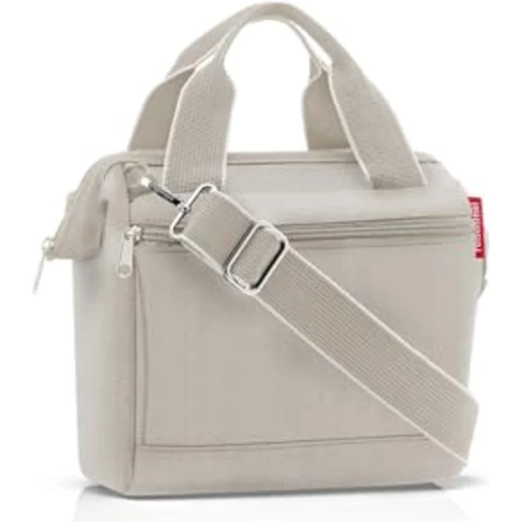 reisenthel allrounder cross herringbone sand – Kleine Crossbody Bag mit abnehmbarem und verstellbarem Schultergurt – Aus wasserabweisendem Material – Bild 1