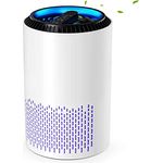 CONOPU Luftreiniger Allergiker, Air Purifier Hepa H13 Filter, Luftfilter mit 3 Filterstufen 99,97% Filterleistung, Raumluftreiniger mit Aromatherapie, für Staub Geruch, Weiß, OJH001