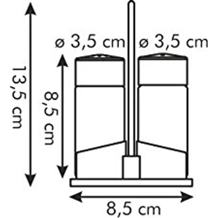 Tescoma Salz- und Pfefferstreuer Set, aus Glas und Edelstahl – Bild 4