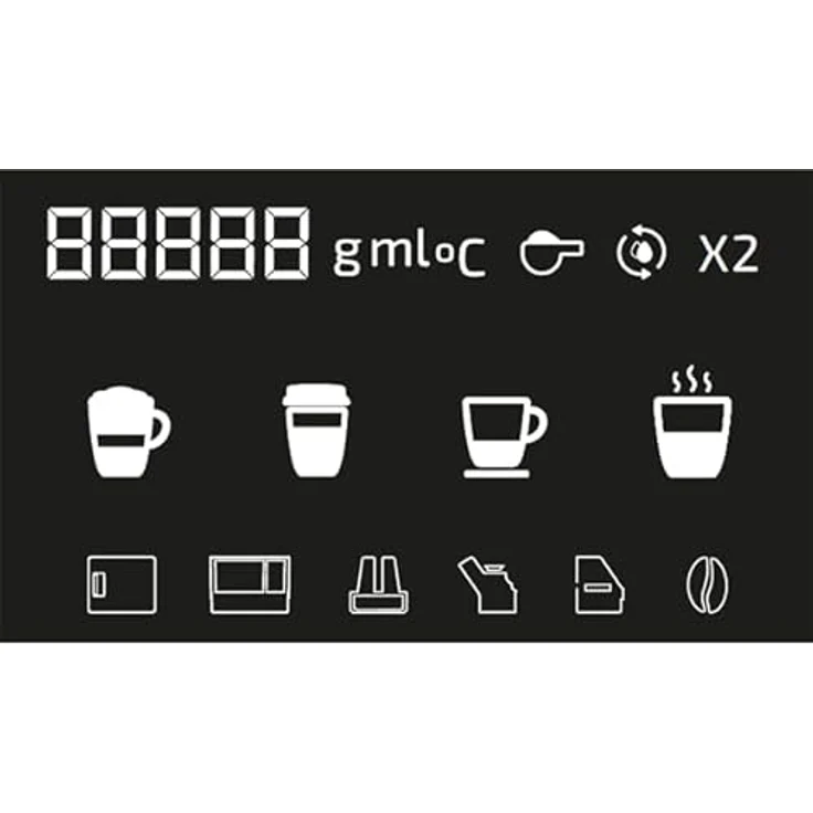 Acopino Kaffeevollautomat Clivia One Touch schwarz /,Espressomaschine mit Milchfunktionen für Kaffeevariationen – Bild 4