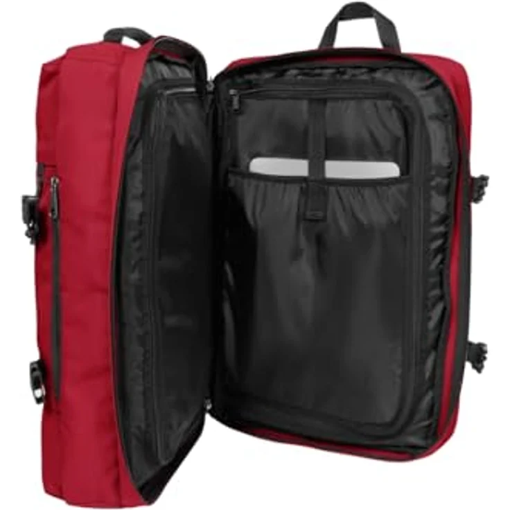 Eastpak Travelpack Weekender Reisetasche, 33 cm x 23 cm x 51 cm, rot, 100% Polyester – Bild 3