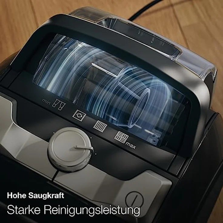 Miele Boost CX1 Bodenstaubsauger, 890 Watt, beutellos, 1 m Aktionsradius, Lotosweiß-Rot – Bild 2