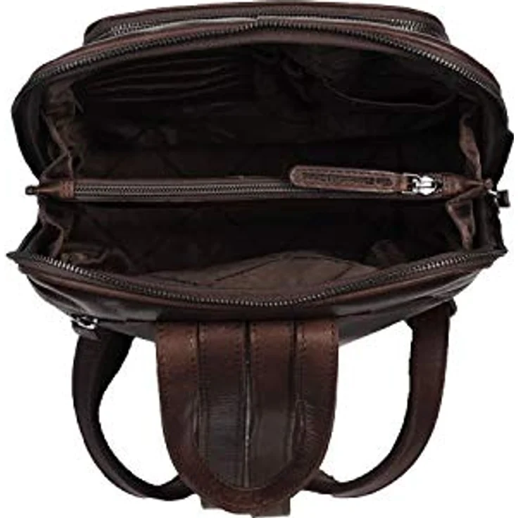 The Chesterfield Brand Wax Pull Up City Rucksack, Leder 34 cm, braun, 100% Leder, kompaktes Design – Bild 3