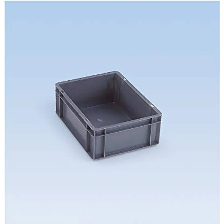 Certeo EURO-Behälter | Wände und Boden geschlossen | LxBxH 600 x 400 x 320 mm | Rot | VE 5 Stk. – Bild 3