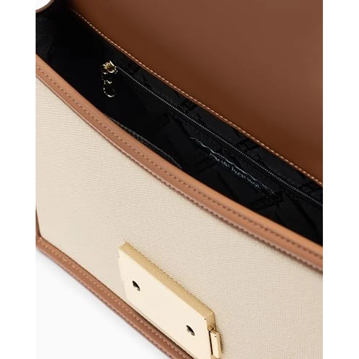 Armani Exchange Wonder Umhängetasche, 25 cm, braun, aus 100% Polyester, kompakt und stilvoll – Bild 5