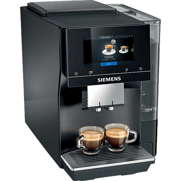 SIEMENS TP713D09 EQ700 classic Kaffeevollautomat Klavierlack Schwarz – Bild 1