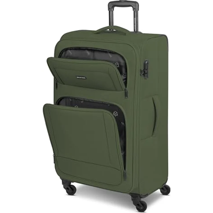 SMARTBOX großer Weichgepäck Check-in Koffer für Damen & Herren | Großer XL Trolley 46 x 31 x 78 cm | 4 Rollen & Zahlenschloss | erweiterbar mit Dehnfalte | leichte 3,6 kg | Edition 04 – Bild 3
