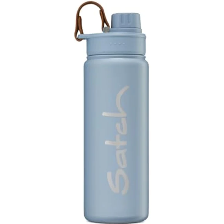 Satch Edelstahl-Trinkflasche, 500 ml, doppelwandig isoliert, BPA-frei, auslaufsicher für seitliche Rucksacktaschen – Bild 7