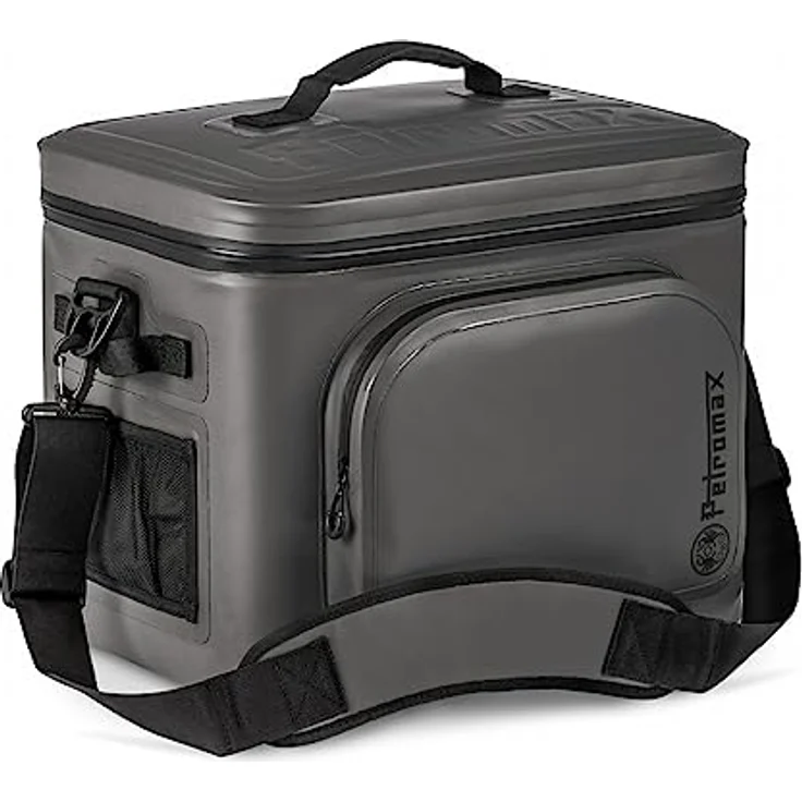 Petromax Kühlbox (22 l), graue Kühltasche mit wasserabweisendem Nylon-Gewebe, für bis zu 4 Tage Kühlung ohne Strom – Bild 1