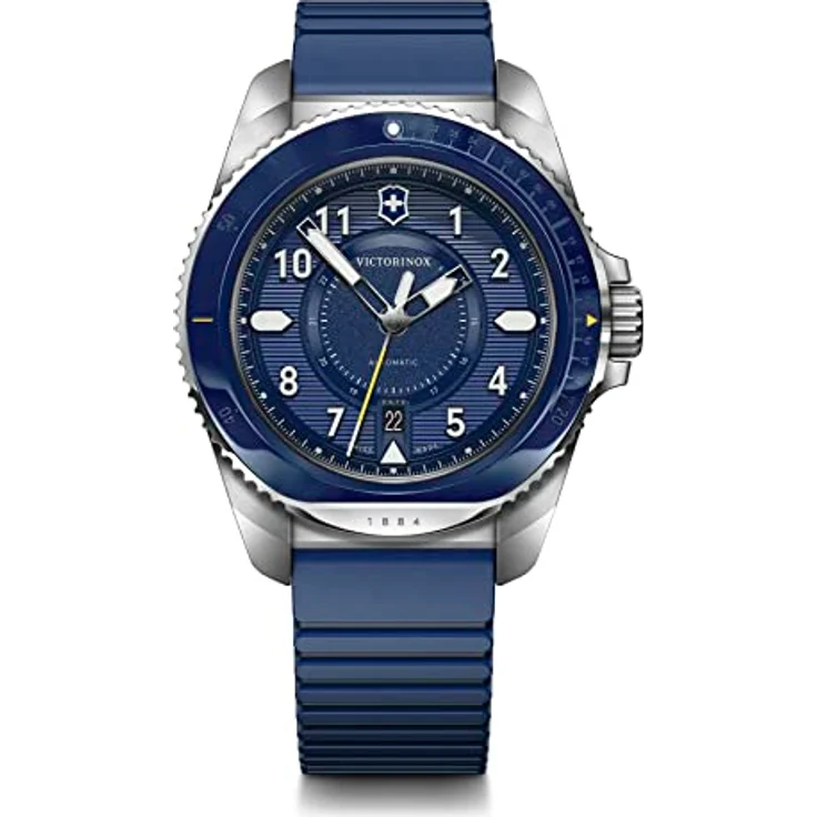 Victorinox Herren Armbanduhr Journey 1884 Ø 43 mm, Swiss Made, Automatik, Wasserdicht bis 200 m, Saphirglas, Holz-Armband, Braun – Bild 2