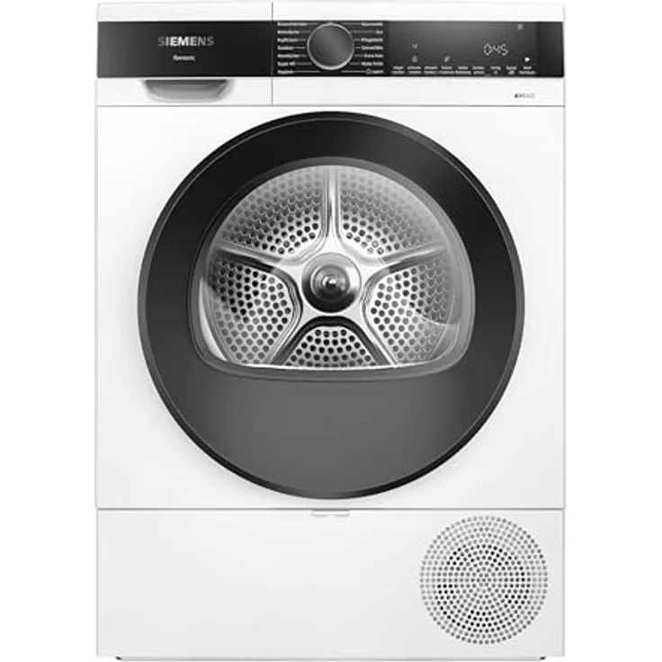Siemens WQ33G2D41 iQ500, Wärmepumpentrockner 9 kg mit AutoDry, speedPack, Knitterschutz, LED-Display, Weiß – Bild 1