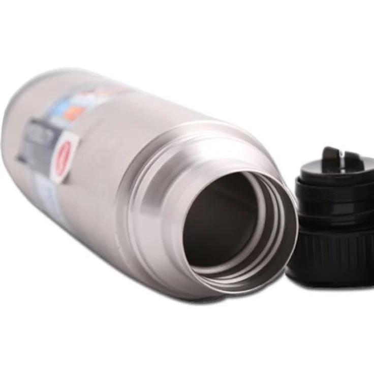 Emsa 509237 Isolierflasche, Mobil genießen, 500 ml, Safe Loc Pro Verschluss, Schwarz-Anthrazit, Mobility – Bild 2