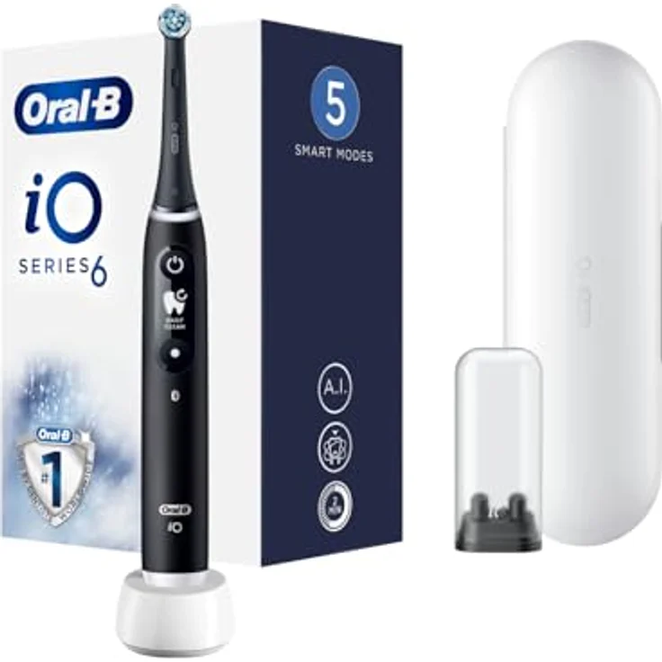 Braun Oral B iO 6N Black Onyx Elektrische Zahnbürste mit Mikrovibrationstechnologie – Bild 2