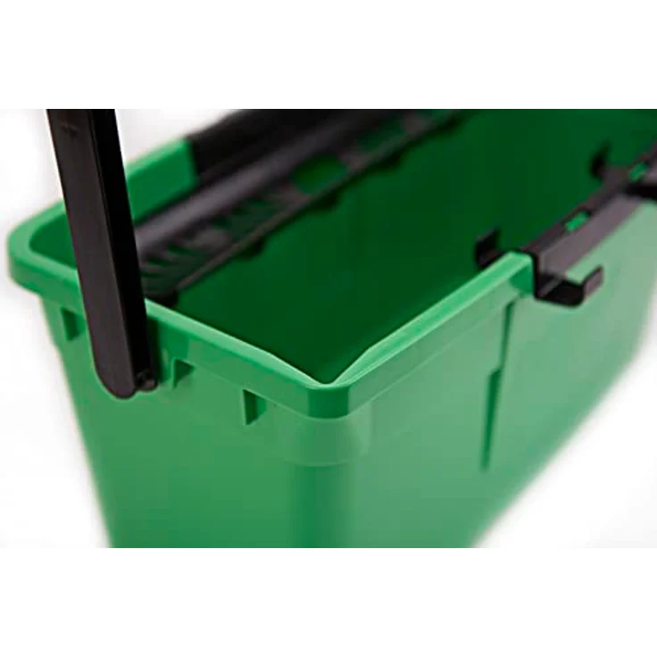 Unger Eimer 12 Liter (für Einwascher bis Breite 35 cm, mit Literskala, inkl. Sieb als Ablage, rechteckige Form) QB12B – Bild 4