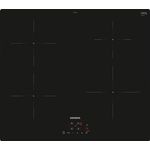 Siemens EU611BEB6E iQ100, Induktionskochfeld, 60 cm, Schwarz, Rahmenlos aufliegend, TouchControl, powerBoost, powerInduktion - schneller, sauberer und sicherer kochen