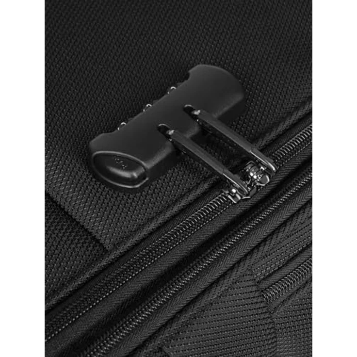 BUGATTI Valencia Soft Kabinen-Koffer, Erweiterbarer Cabin-Trolley 36.5 x 19.5 x 55cm aus hochwertigem Polyester, 35L Volumen, Doppelrolle, für Damen und Herren – Bild 4