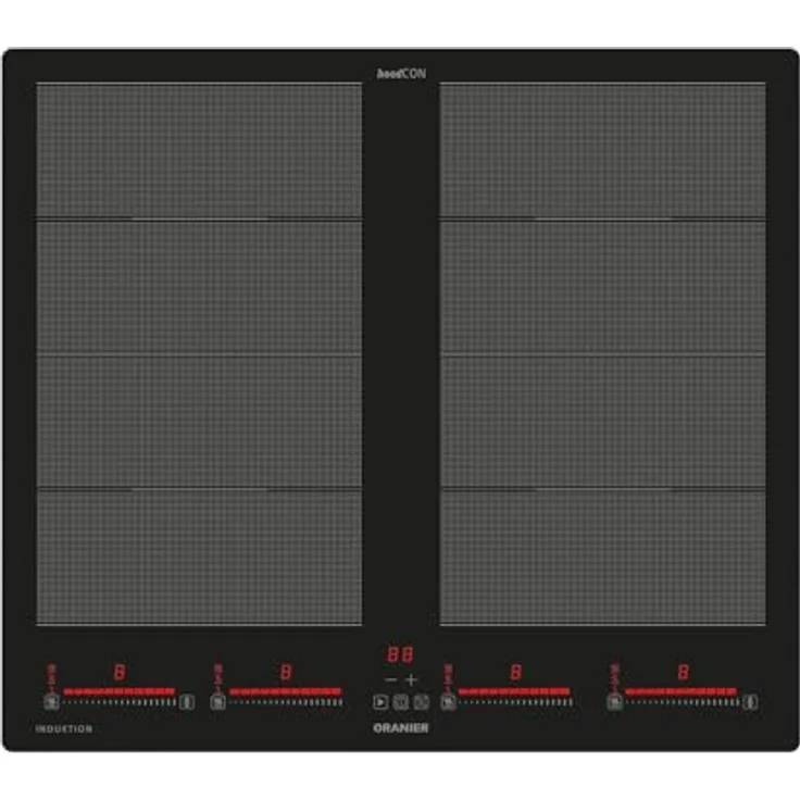 Oranier Induktions-Kochfeld FLI660, 60 cm, Multi-Slider-Bedienung, 4-fach Booster, rot LED-Anzeige - Preisvergleich – Bild 3