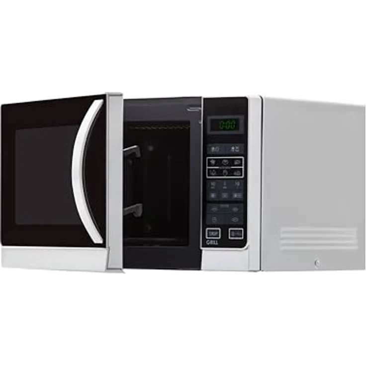 Sharp R742WW 2-in-1 Mikrowelle mit Grill, Standgerät, 25 Liter Garraum, 900 Watt, LED-Display, 8 Automatikprogramme, Gewichtgesteuertes Auftauen, Kindersicherung, Energiesparmodus, weiß – Bild 5