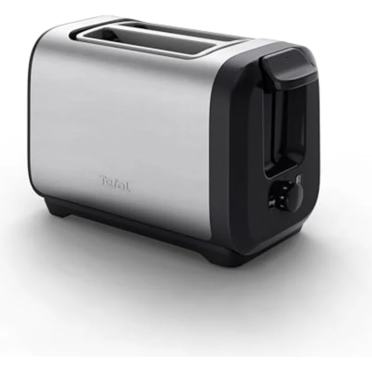 Tefal Subito TT5S1DE0 Doppelschlitz-Toaster, Brötchenwärmer, 7 Bräunungsstufen, energiesparend, Edelstahl/Schwarz – Bild 1