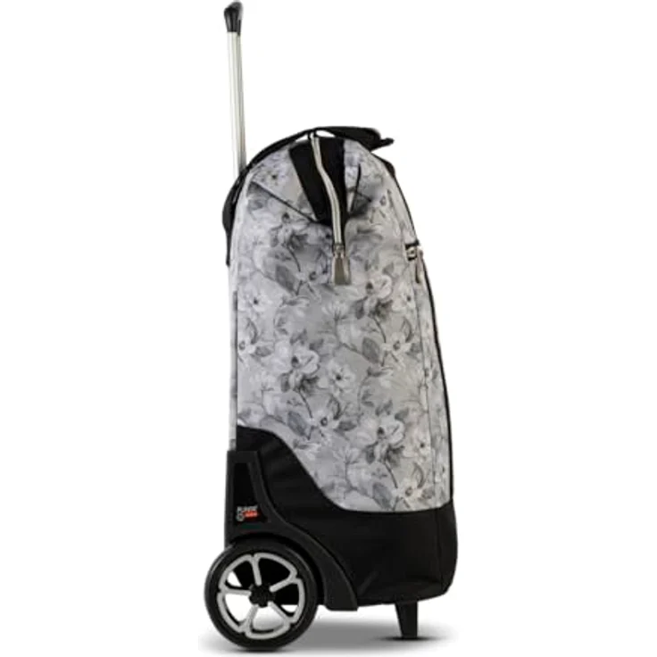 Punta Big Wheel Einkaufstrolley, 62 cm, 100% Polyester, hellgrau-graubraun – Bild 4