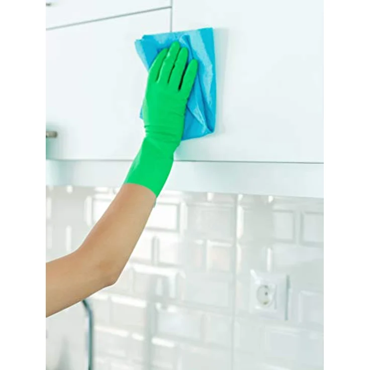 ALCLEAR 721KR Küchenfrontenreiniger 250ml mit Profi Mikrofasertuch, reinigt Hochglanz lackierte Küchen streifenfrei, gegen Schmutz, Fingerabdrücke & Fett, Schwarz/Blau, 1 Stück (1er Pack) – Bild 4