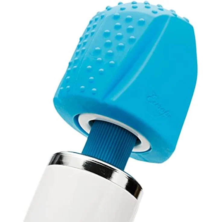Europe Magic Wand Massagestab - Aufsatz "Genio" mit Noppen, Silikon, mattiert, weiß – Bild 2