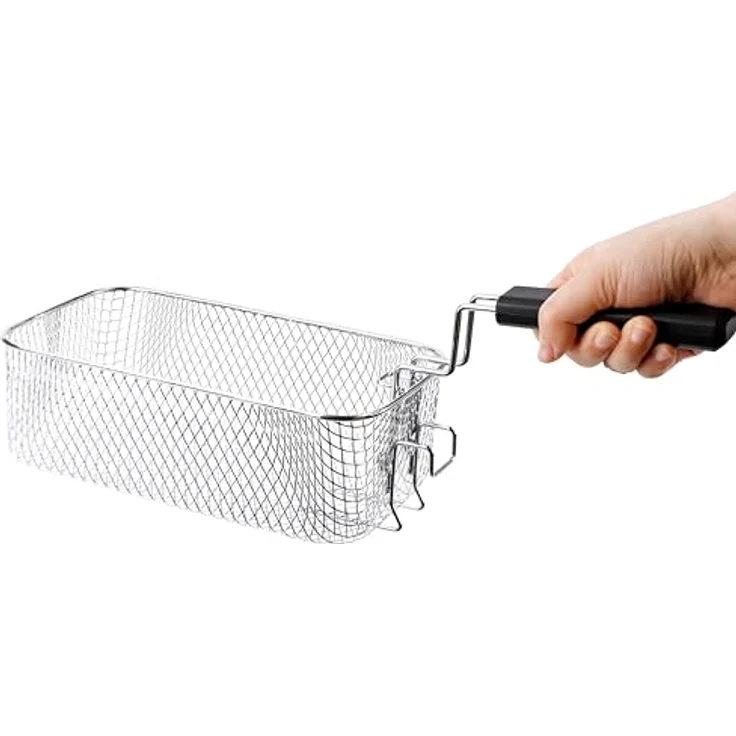 EMERIO DF-132653, 3.0L Öl-Fritteuse mit Kaltzonen Technologie, 2000 W, Edelstahl, PFAS-frei, einstellbarer Thermostat, einfache Reinigung – Bild 5