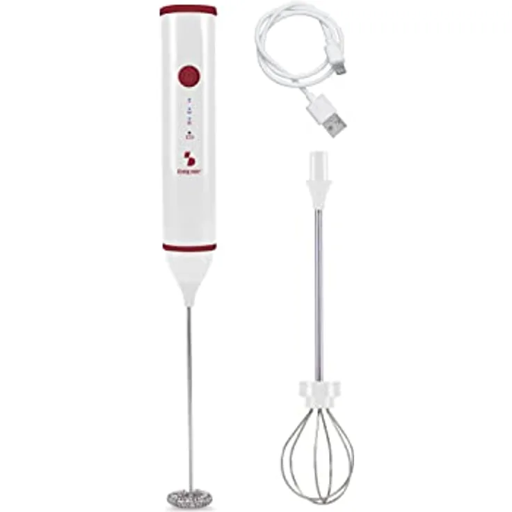 BEPER P102SBA008 Milchaufschäumer USB Cappuccino maker - Milchaufschäumer Stab mit Schneebesen