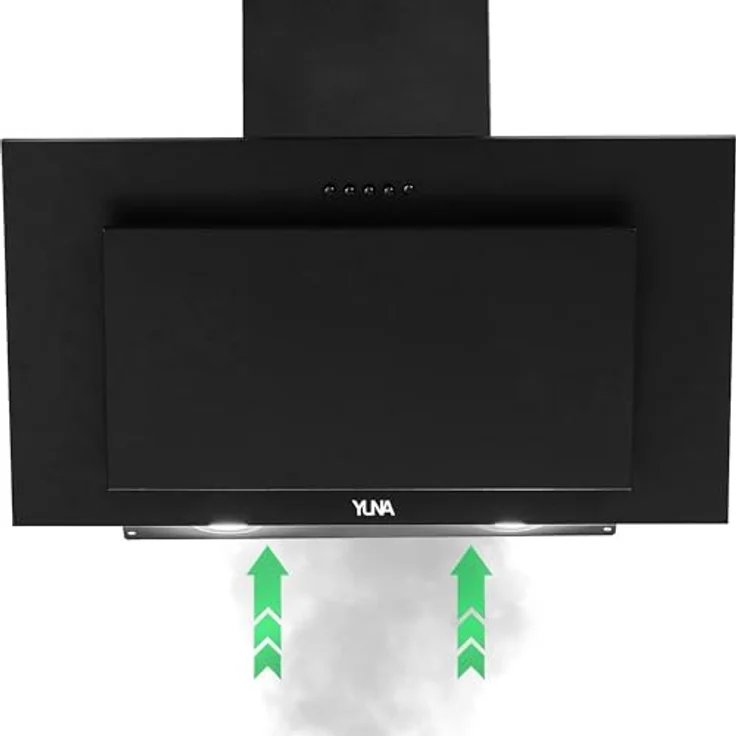 Kütech Siva 1360Y Wandhaube, Wandmontage, Energieeffizienzklasse: B, Leistungsstufen: 3, Breite 60cm, schwarz – Bild 8