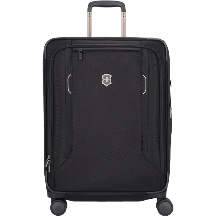 Victorinox Werks Traveler 6.0, 4-Rollen Trolley aus 100% Nylon, 63 cm, schwarz