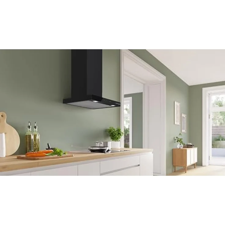 Bosch DWB67DN60, Serie 6 Wandesse, 60 cm, Mattschwarz, Eco Silence Drive, Home Connect, LED-Beleuchtung – Bild 3