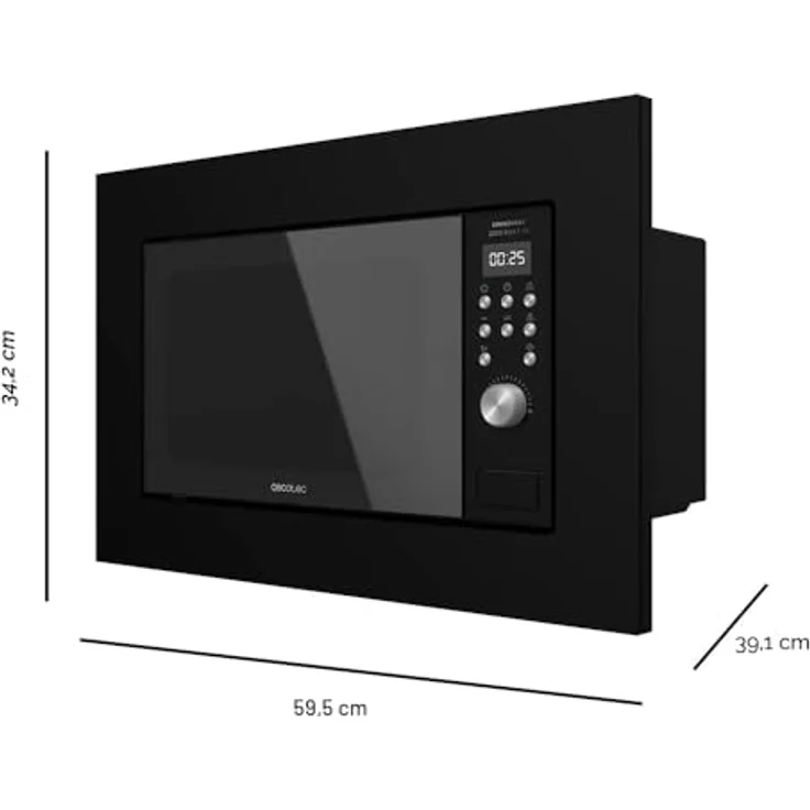 Cecotec Grandheat 2000 Built-IN Black Mikrowelle mit Grill, Einbaugerät, 01375 – Bild 6