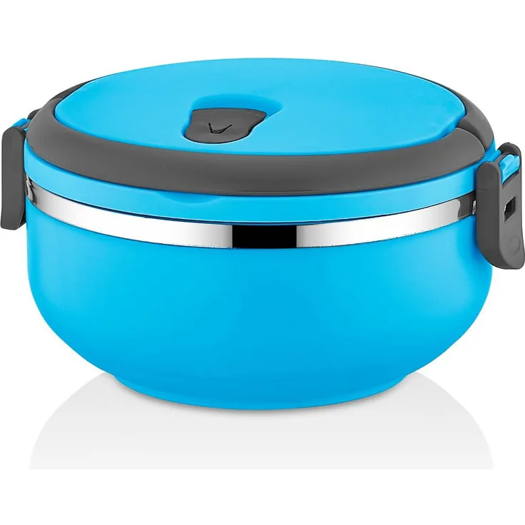 Hermia Concept Çeen-DYN1101, Vakuumisolierte Edelstahl-Vorratsdose, Blau, 0,75 l, hygienisch und geschmacksneutral