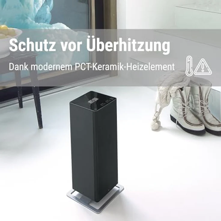 Stadler Form Heizlüfter Anna big mit Temperaturregler, 8 Heizstufen (300-2'00W), Kippsicherung und Automatikmodus, weiss, Heizlüfter – Bild 5