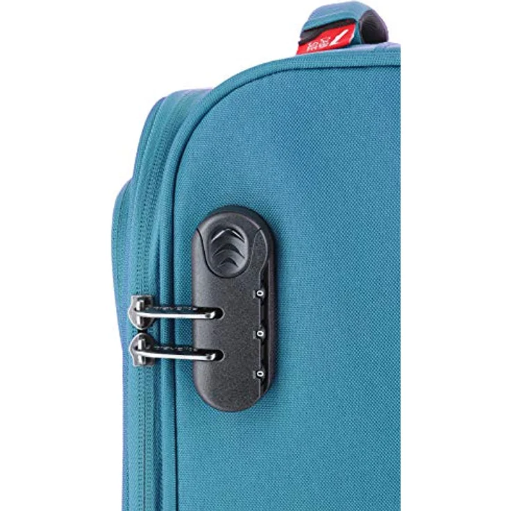 travelite 2 Rad Handgepäck Koffer mit Schloss erfüllt IATA Bordgepäck Maß, Gepäck Serie CABIN: Kompakter Weichgepäck Trolley, 52 cm, 39 Liter – Bild 5