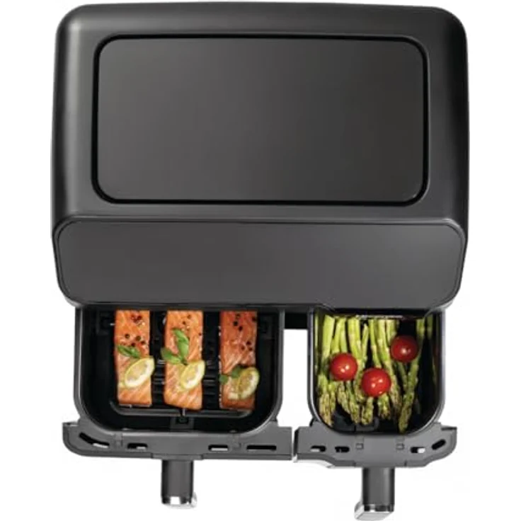 Hisense HAF2900D Fritteuse Dual Schwarz LED mit 8 automatischen Programmen – Bild 4