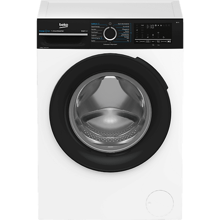 BEKO BM3WFU41041W Waschmaschine, 10 kg, 1400 U/Min., SteamCure Dampffunktion, Energieeffizienzklasse A, Weiß