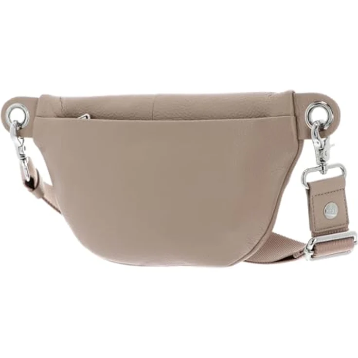Mandarina Duck Mellow Leather Gürteltasche, 100% Leder, beige, 30 cm x 10 cm x 16 cm – Bild 4