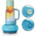 Ninja BlendBoss DB351EUBL, Standmixer mit 1100-Watt-Motor, tragbarem Becher und 3 Auto-Modi, Farbvariante Blaue Himbeere