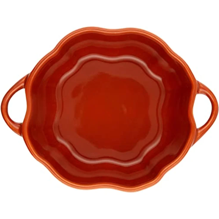 STAUB - Kürbis - Auflaufform, Suppenteller, Cocotte - Keramik - Farbe: Zimt - Volumen: 0,5 Liter – Bild 2