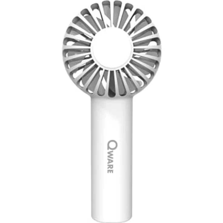 Qware Gaming Handventilator Mini Ventilator mit Akku, 3 Geschwindigkeitsstufen, USB-C und Trageschlaufe, 86 g – Bild 3