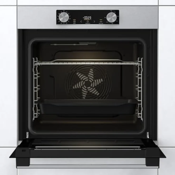 Gorenje BOP6737E02XK Einbaubackofen, 77 Liter, 60CM, Heißluft, EcoClean-Email, Air Fry, PyroClean, Max. Ofentemperatur 300 °C – Bild 2