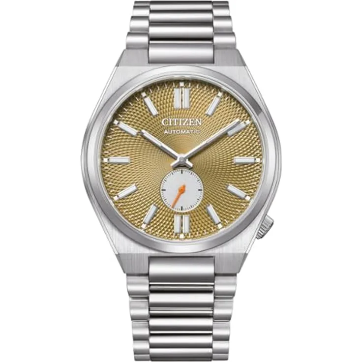 Citizen Tsuyosa Automatik Lachs Zifferblatt Herren Armbanduhr NK5010-51X