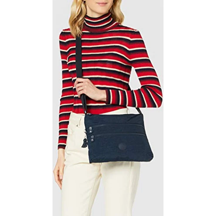 Kipling Alvar Umhängetasche, Damen, 33 cm, modern und robust, blau – Bild 2