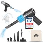 alca Handstaubsauger Akku Handstaubsauger 50W Mini Staubsauger kabellos Gebläsefunktion, 50 W, inkl. Baumwollbeutel